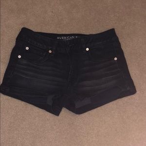 American Eagle super super stretch shortie shorts
